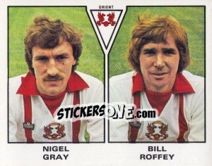 Cromo Nigel Gray / Bill Roffey - UK Football 1979-1980 - Panini