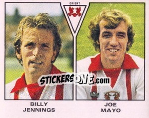 Sticker Billy Jennings / Joe Mayo - UK Football 1979-1980 - Panini