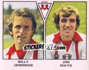 Figurina Billy Jennings / Joe Mayo - UK Football 1979-1980 n. 469 - Panini