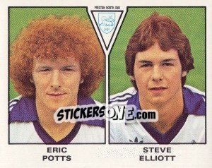 Sticker Eric Potts / Steve Elliott - UK Football 1979-1980 n. 475 - Panini