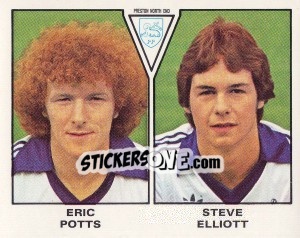 Cromo Eric Potts / Steve Elliott - UK Football 1979-1980 - Panini