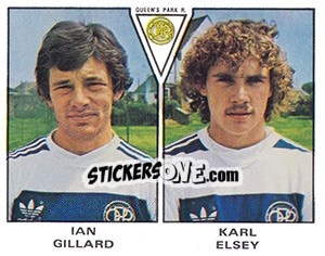 Figurina Ian Gillard / Karl Elsey - UK Football 1979-1980 - Panini
