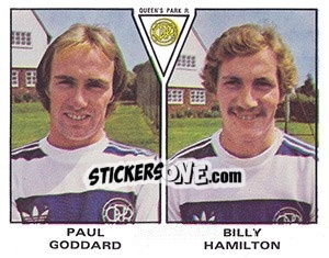 Cromo Paul Goddard / Billy Hamilton - UK Football 1979-1980 n. 481 - Panini