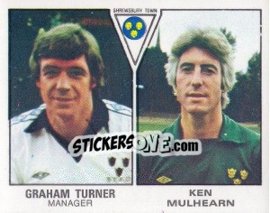 Sticker Graham Turner / Ken Mulhearn - UK Football 1979-1980 n. 482 - Panini