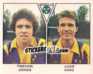 Sticker Trevor Jones / Jake King - UK Football 1979-1980 - Panini