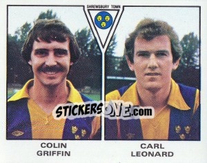 Figurina Colin Griffin / Carl Leonard - UK Football 1979-1980 - Panini