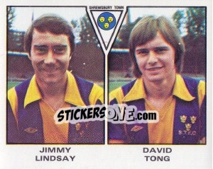 Cromo Jimmy Lindsay / David Tong - UK Football 1979-1980 - Panini