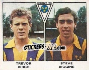 Figurina Trevor Birch / Steve Biggins - UK Football 1979-1980 - Panini