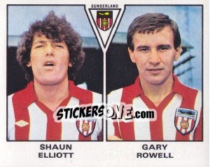 Sticker Shaun Elliott / Gary Rowell - UK Football 1979-1980 n. 492 - Panini