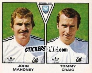 Sticker John Mahoney / Tommy Craig - UK Football 1979-1980 n. 497 - Panini