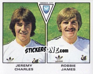 Figurina Jeremy Charles / Robbie James - UK Football 1979-1980 - Panini