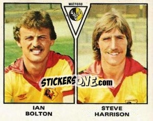 Cromo Ian Bolton / Steve Harrison - UK Football 1979-1980 - Panini