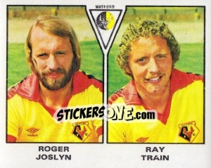 Cromo Roger Joslyn / Ray Train - UK Football 1979-1980 - Panini