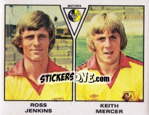 Sticker Ross Jenkins / Keith Mercer - UK Football 1979-1980 n. 505 - Panini