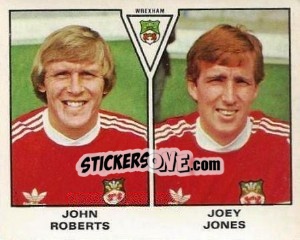 Sticker John Roberts / Joey Jones - UK Football 1979-1980 n. 514 - Panini