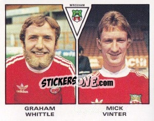 Figurina Graham Whittle / Mick Vinter - UK Football 1979-1980 - Panini