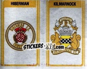 Sticker Hibernian / Kilmarnock - Club Badges - UK Football 1979-1980 n. 520 - Panini