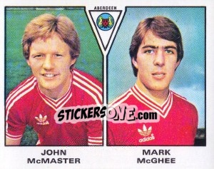 Figurina John McMaster / Mark McGhee - UK Football 1979-1980 - Panini