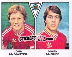 Sticker John McMaster / Mark McGhee - UK Football 1979-1980 n. 526 - Panini