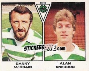 Sticker Danny McGrain / Alan Sneddon - UK Football 1979-1980 n. 530 - Panini