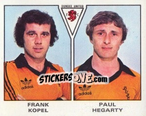 Sticker Frank Kopel / Paul Hegarty - UK Football 1979-1980 n. 542 - Panini