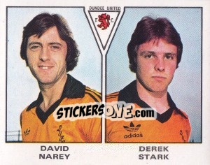 Sticker David Narey / Derek Stark - UK Football 1979-1980 - Panini