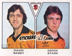 Sticker David Narey / Derek Stark - UK Football 1979-1980 n. 543 - Panini