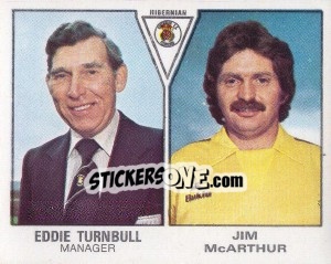 Sticker Eddie Turnbull / Jim McArthur - UK Football 1979-1980 n. 547 - Panini