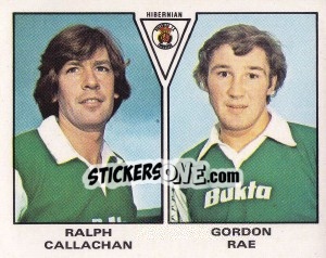 Cromo Ralph Callachan / Gordon Rae - UK Football 1979-1980 - Panini