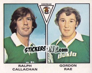 Sticker Ralph Callachan / Gordon Rae - UK Football 1979-1980 n. 551 - Panini