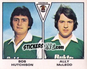 Sticker Bob Hutchison / Ally McLeod - UK Football 1979-1980 - Panini