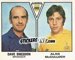 Figurina Dave Sneddon / Alan McCulloch - UK Football 1979-1980 - Panini