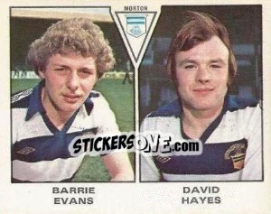 Figurina Barrie Evans / David Hayes - UK Football 1979-1980 n. 560 - Panini