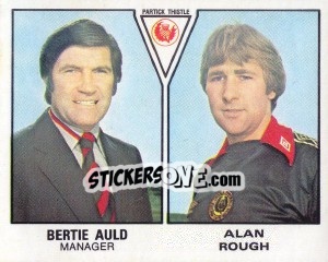 Sticker Bertie Auld / Alan Rough