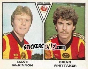 Figurina Dave McKinnon / Brian Whittaker - UK Football 1979-1980 - Panini