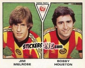 Cromo Jim Melrose / Bobby Houston - UK Football 1979-1980 - Panini