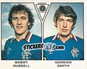 Sticker Bobby Russell / Gordon Smith - UK Football 1979-1980 n. 575 - Panini