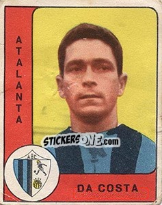 Sticker Dino Da Costa - Calciatori 1961-1962 n. 15 - Panini