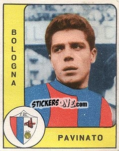 Sticker Mirko Pavinato - Calciatori 1961-1962 n. 20 - Panini