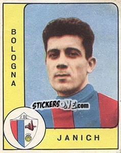 Sticker Francesco Janich - Calciatori 1961-1962 n. 22 - Panini