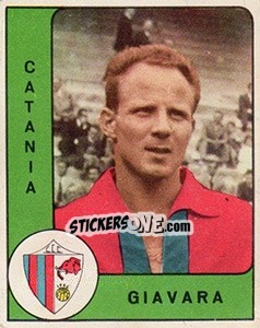 Sticker Franco Giavara - Calciatori 1961-1962 n. 35 - Panini