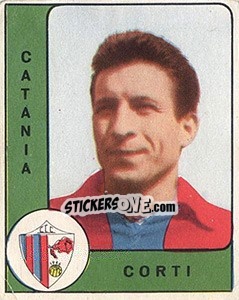 Sticker Mario Corti - Calciatori 1961-1962 n. 36 - Panini