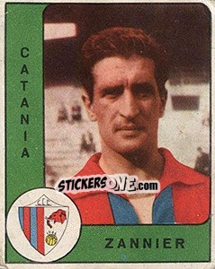Figurina Luigi Zannier - Calciatori 1961-1962 - Panini