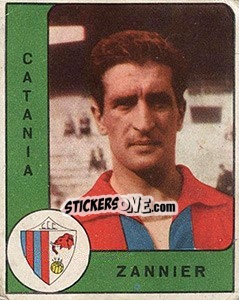 Sticker Luigi Zannier - Calciatori 1961-1962 n. 45 - Panini