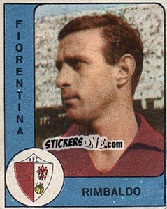 Sticker Claudio Rimbaldo - Calciatori 1961-1962 n. 51 - Panini
