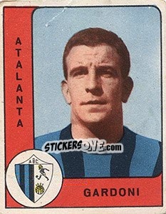 Sticker Pietro Gardoni - Calciatori 1961-1962 - Panini