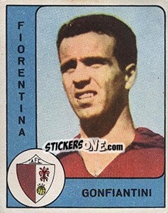 Sticker Pietro Gonfiantini - Calciatori 1961-1962 - Panini