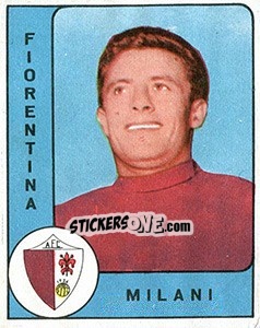 Sticker Aurelio Milani - Calciatori 1961-1962 n. 57 - Panini