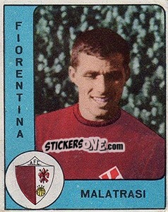 Sticker Raoul Malatrasi - Calciatori 1961-1962 n. 59 - Panini