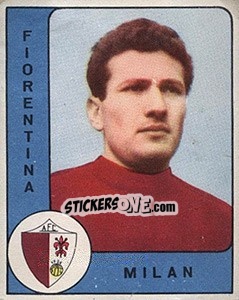Figurina Luigi Milan - Calciatori 1961-1962 n. 60 - Panini